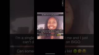 My Names Selam I Am On Bigo Im A Single Mom Baby Dad Left Me And Now Im A Bigo Slag