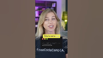 Be honest - you thought it was an HTML tag!