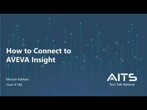 How to Connect to AVEVA Insight -Technical Webinar