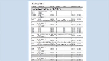 AssetManage Reporting Tips
