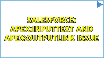 Salesforce: apex:inputText and apex:outputLink issue (3 Solutions!!)