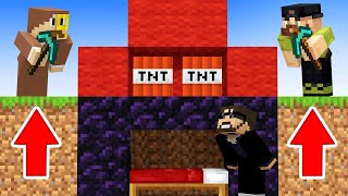 TROLLING My Friends in Minecraft BEDWARS