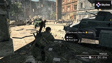 Skyline Nintendo Switch Emulator for Android - Sniper Elite V2 Remastered Ingame (Skyline Edge v30)