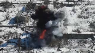 Уничтожение российского танка (оккупанта). Украина. Война