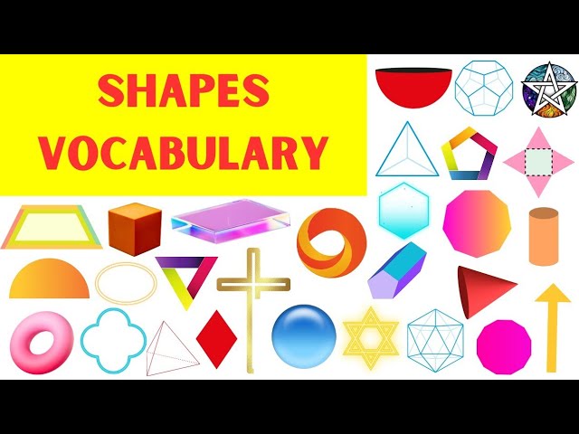 Shapes Vocabulary: Different Shape Names - Capitalize My Title