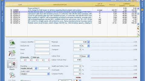 PriMus Tutorial - Building up an Installations Rate Analysis - ACCA software