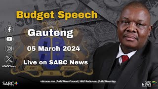 Gauteng Budget Speech 2024