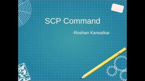 SCP command to transfer files/folders in Linux