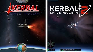 KSP 1 vs Kerbal Space Program 2 Graphics Comparison (4K)