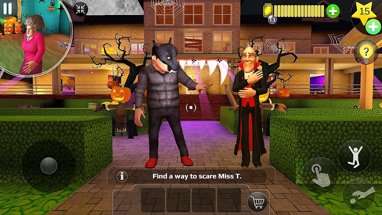 Scary Teacher 3D - Halloween is here - Night Fright | New Update New Levels - GamePlay