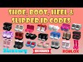 Boots slippers heels  shoes id codes  links  bloxburg berry avenue  roblox
