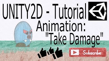 Unity2D Platformer Tutorial 018: How to add a "Take Damage" Animation for Beginners