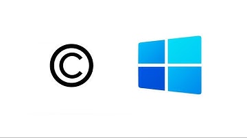 How to add a copyright symbol on a Windows PC