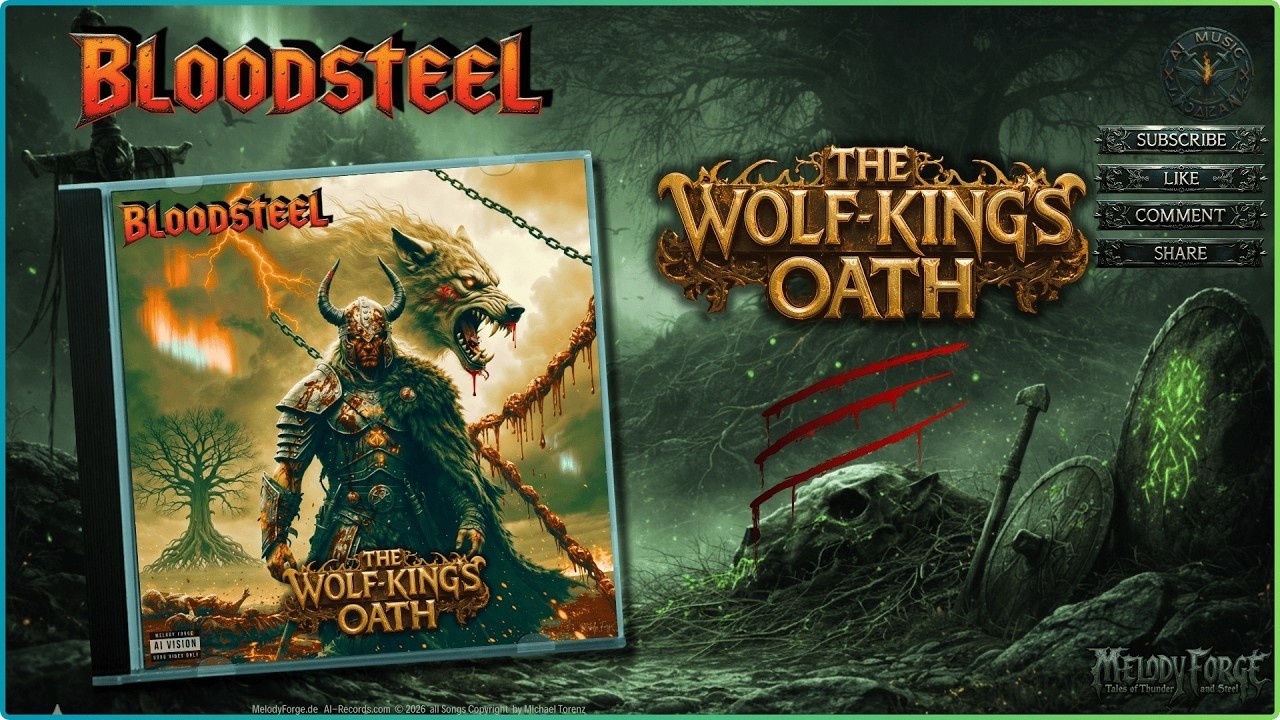 ⚔️🔥 BLOODSTEEL — THE WOLF-KING’S OATH 🔥⚔️ FULL ALBUM