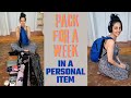 Pack for a week in personal item! 🔥 Nani Vazana