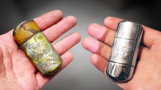 Restoring Dented Vintage "Tommy" Lighter - Lighter Restoration screenshot 2