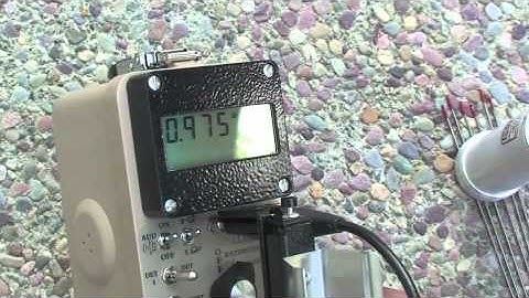 Measurements from my Ludlum 2241-2 Radiation meter