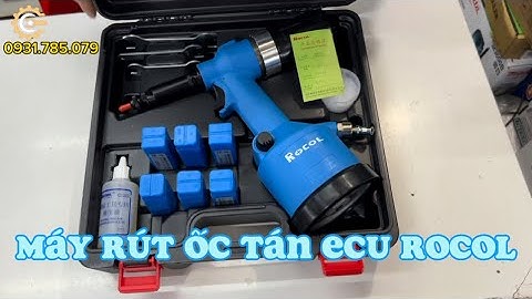 Máy Rút Ốc Tán/Đinh Tán Rocol RL-0312(M3-M12) Hơi|Máy Tán Ecu Tự Động| Công Cụ Máy Móc