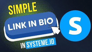 How to easily create a Link in Bio page on systeme.io (Stan store & Linktree alternative)