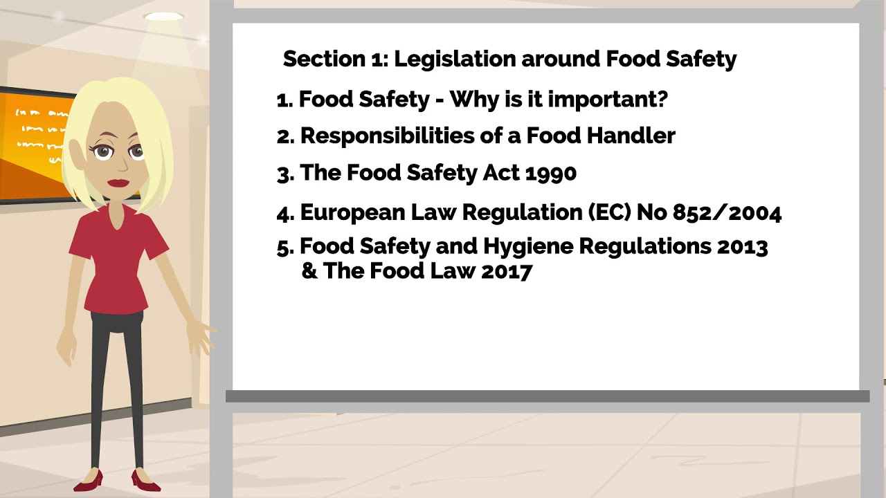 Food Safety Level 2 Section 1 Contents Reminders YouTube