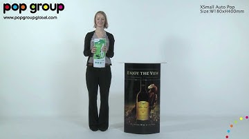 XS Elliptical - Pop Group Patented Pop Up Displays