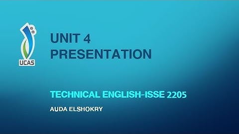 Video Unit 4 Presentation