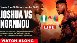 Anthony Joshua vs Francis Ngannou Fight Live Stream Heavyweight Boxing Match Today Watchalong Direct