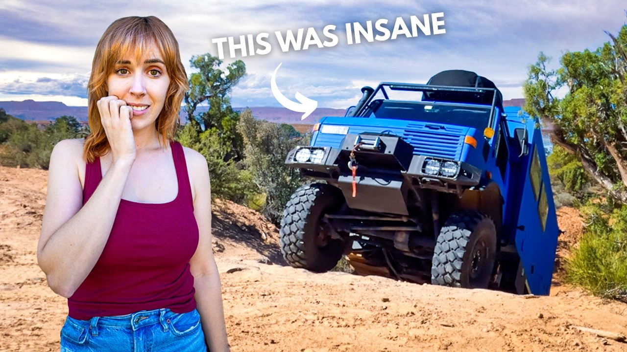 Подъём на скалу: предел возможностей нашего кемпера Unimog на бездорожье