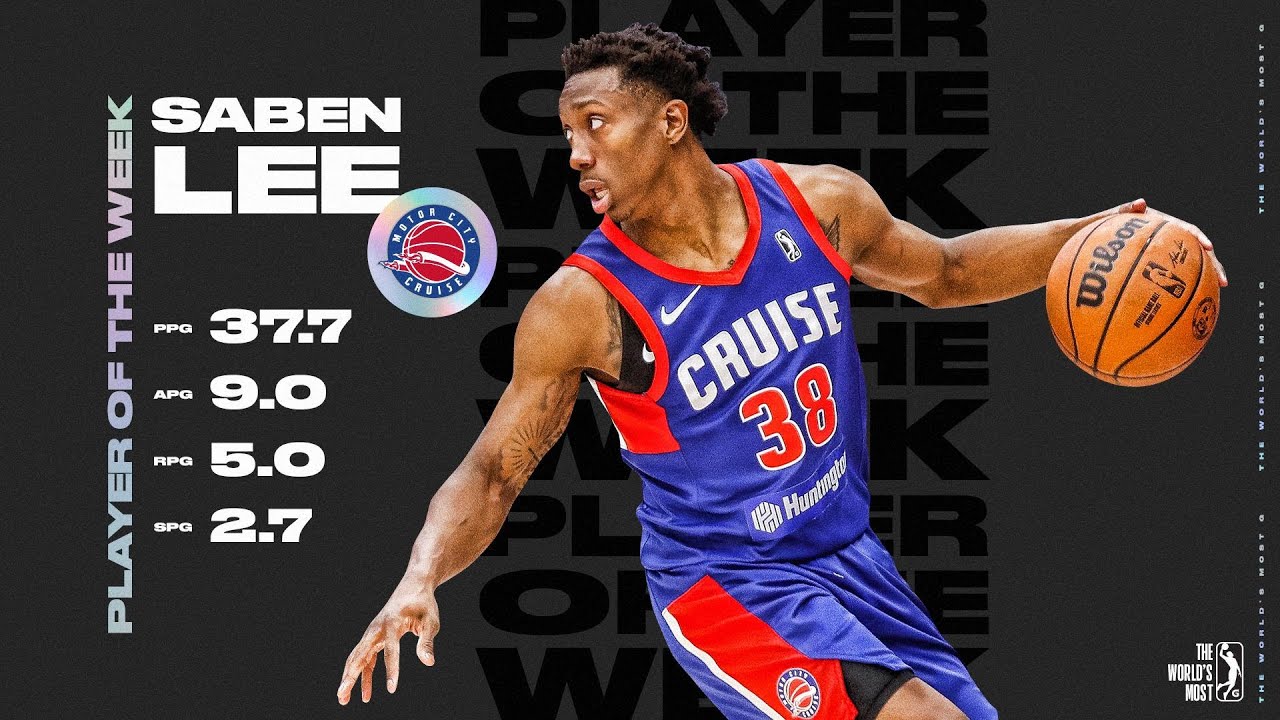 Saben Lee Named NBA G League Player of the Week - YouTube