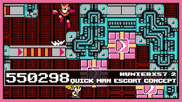 Really cool Quick Man Escort level concept | Mega Man Maker