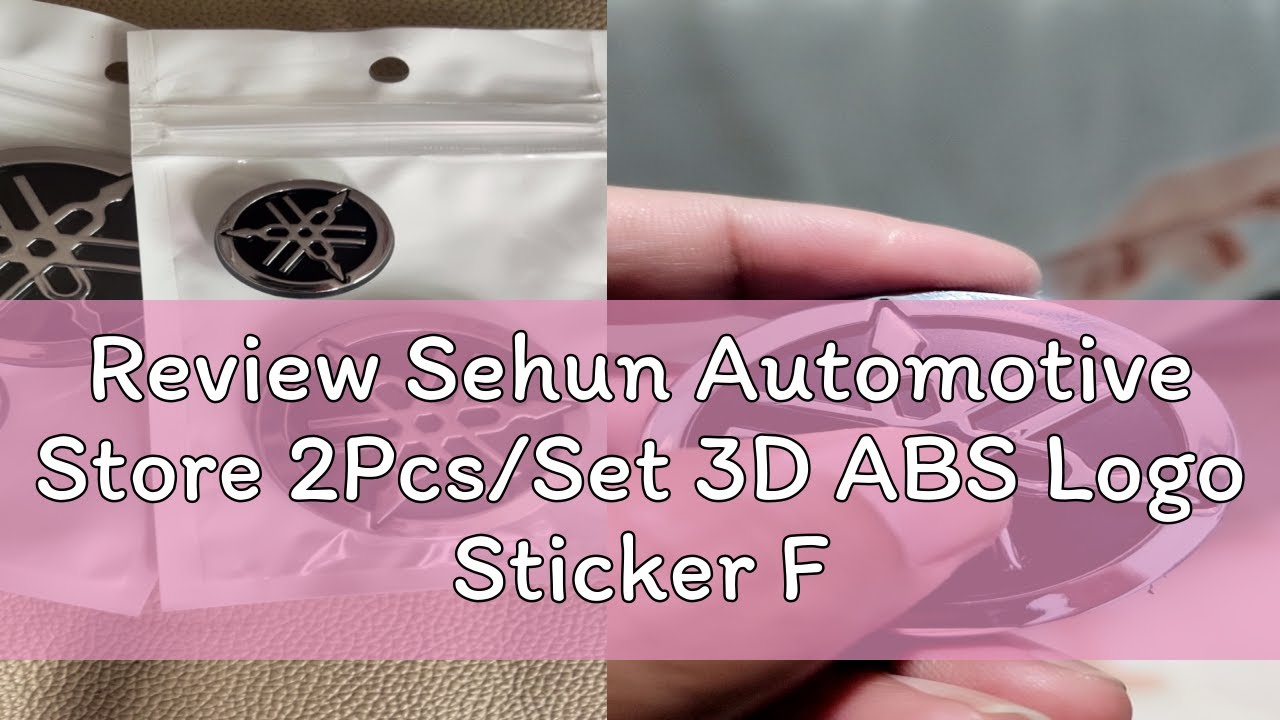 Review Sehun Automotive Store 2Pcs/Set 3D ABS Logo Sticker For YAMAHA ...