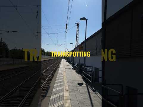 TRAINSPOTTING IN UHINGEN GERMANY.