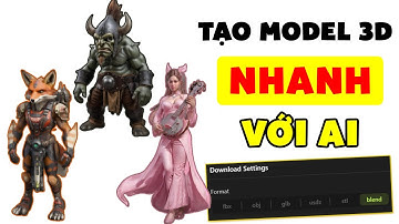 AI này tạo model 3D trong 1 phút