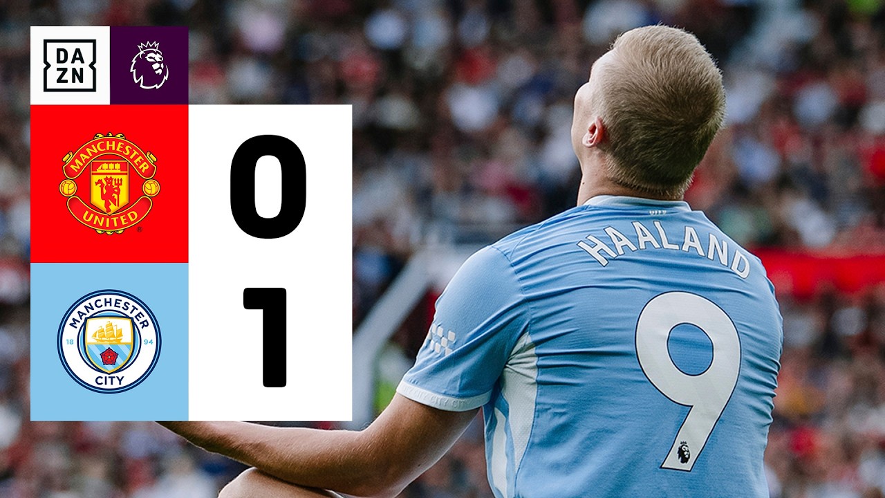 Resumen: Manchester United vs Manchester City (0-1) | Resumen y goles | Highlights Premier League
