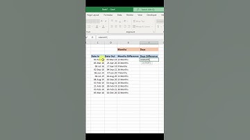 Excel DATEDIF Function: Find Difference Between Dates (2023) #video #4k #dataentry #viral #erning