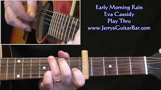 Eva Cassidy Early Morning Rain | Guitar Play Thru