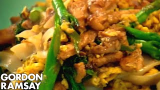 EggFried Rice Noodles with Chicken | Gordon Ramsay