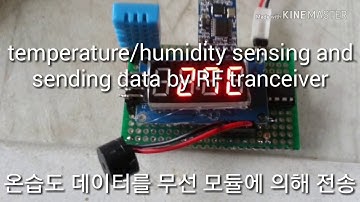 Arduino, outdoor temperature/humidity display by Sanjeok