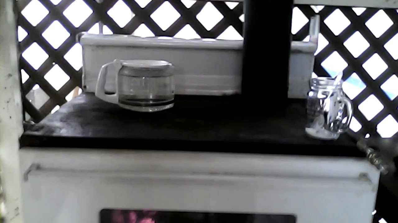How to convert an electric stove to wood cook stove part2 YouTube