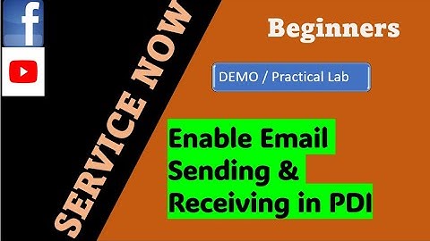 Enable Sending & Receiving Emails in ServiceNow PDI | Step-by-Step Tutorial