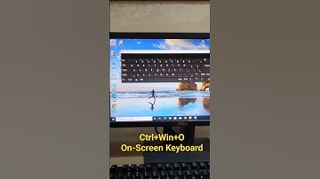 On Screen Keyboard Shortcut Tips #onscreenkeyboard #shortcuts #windows