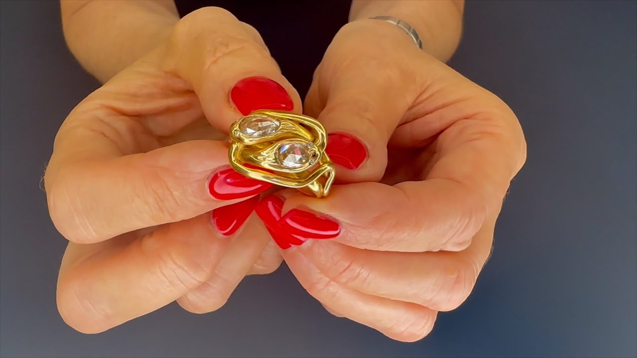 Anello Ancora Ispirato a Goethe esemplare N.2 Oro Fairtrade 18k – Mara Anello Ancora Ispirato a Goethe esemplare N.2 Oro Fairtrade 18k – Mara