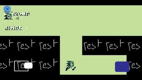 Pocket Game Developer- Sonic gb test 1