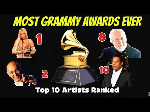 Music legends with the MOST GRAMMY AWARDS of all time 😜 - YouTube