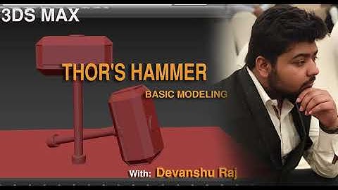 Thor Hammer || Basic modeling  || Devanshu Raj