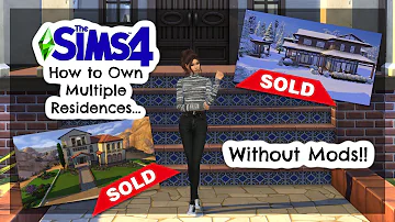 Jak si v Sims 4 koupit druhý dům?