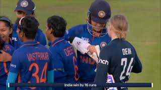 Full video of  Deepti Sharma Runout england batsman. #england v\/s #india