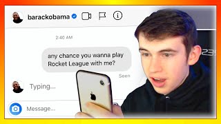 I SENT A DM TO 100 CELEBRITIES TO PLAY ROCKET LEAGUE *it worked*