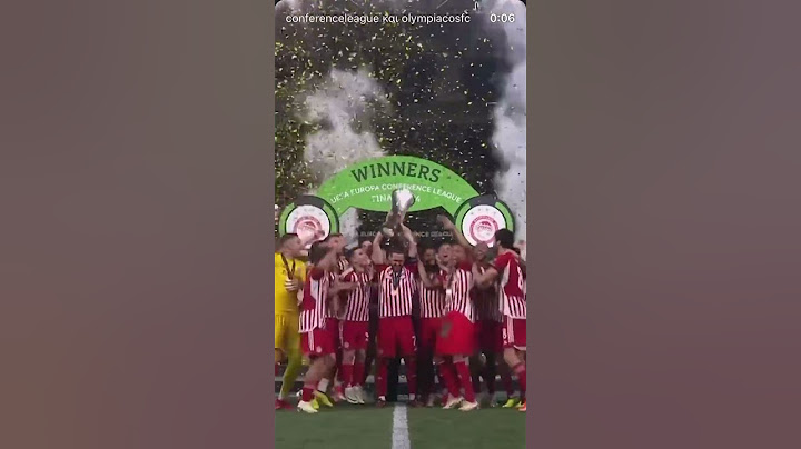 Olympiacos are crowned UEFA Europa Conference League 2024 winners!