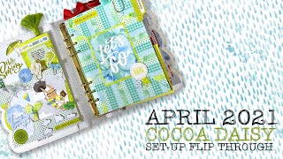 April 2021 Cocoa Daisy A5 Flip Through